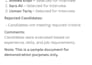 recruitment, CV screening and HR support tasks